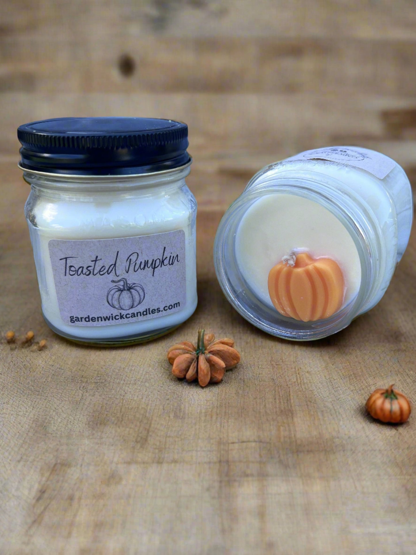 8oz Toasted Pumpkin Spice Mason Jar