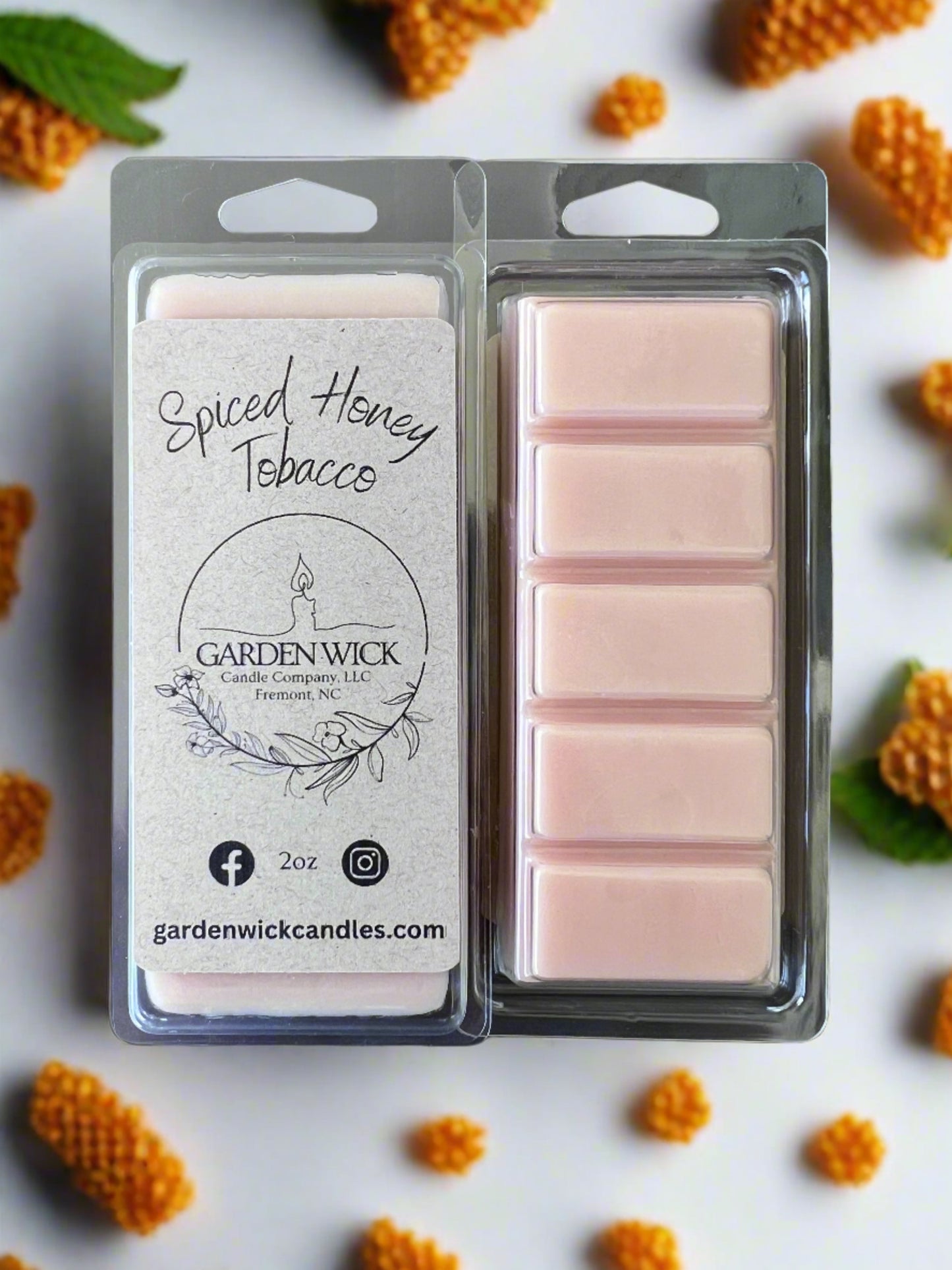 Spiced Honey Tobacco Snap Bar Wax Melt