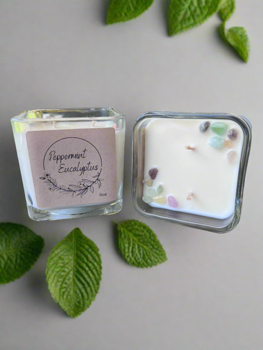 11oz Peppermint Eucalyptus Cube