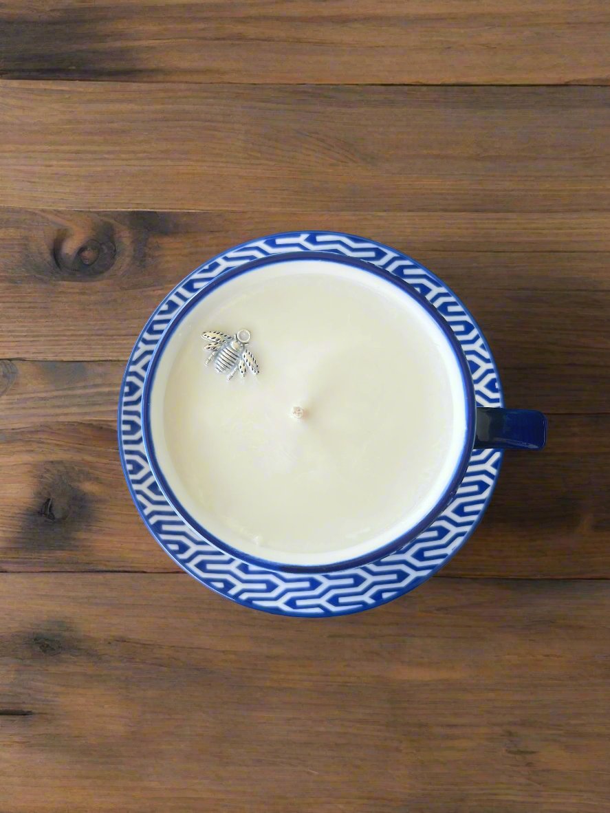 Teacup Candle-Spiced Honey & Tobacco