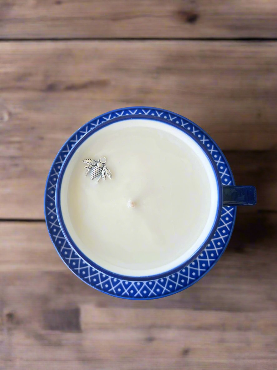 Teacup Candle-Spiced Honey & Tobacco