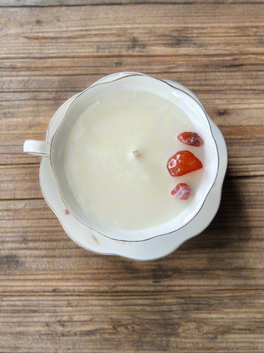 Teacup Candle-Cinnamon Vanilla