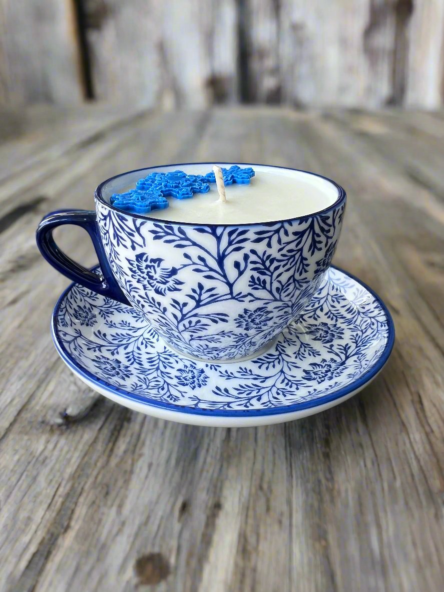 Teacup Candle-Winter Woods