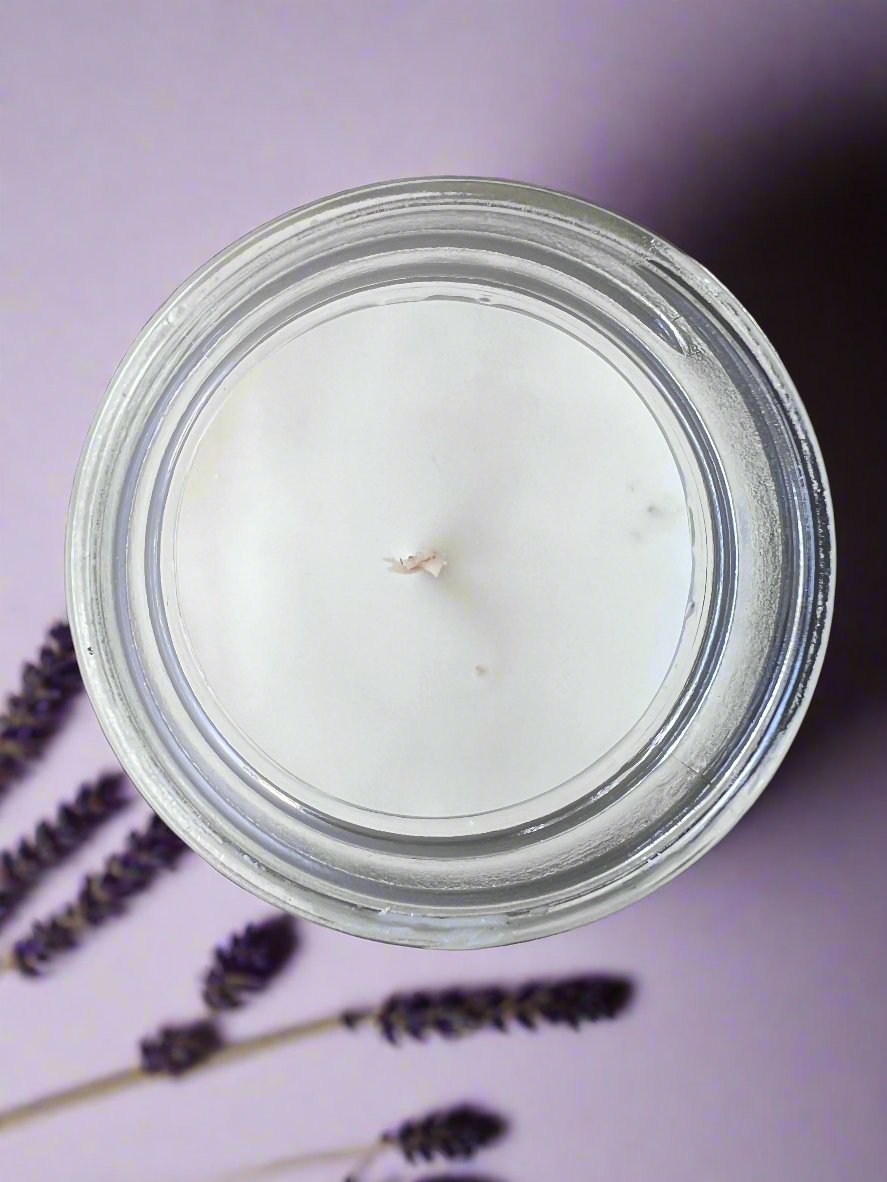 Lavender Mason Jar Candle-1oz Short