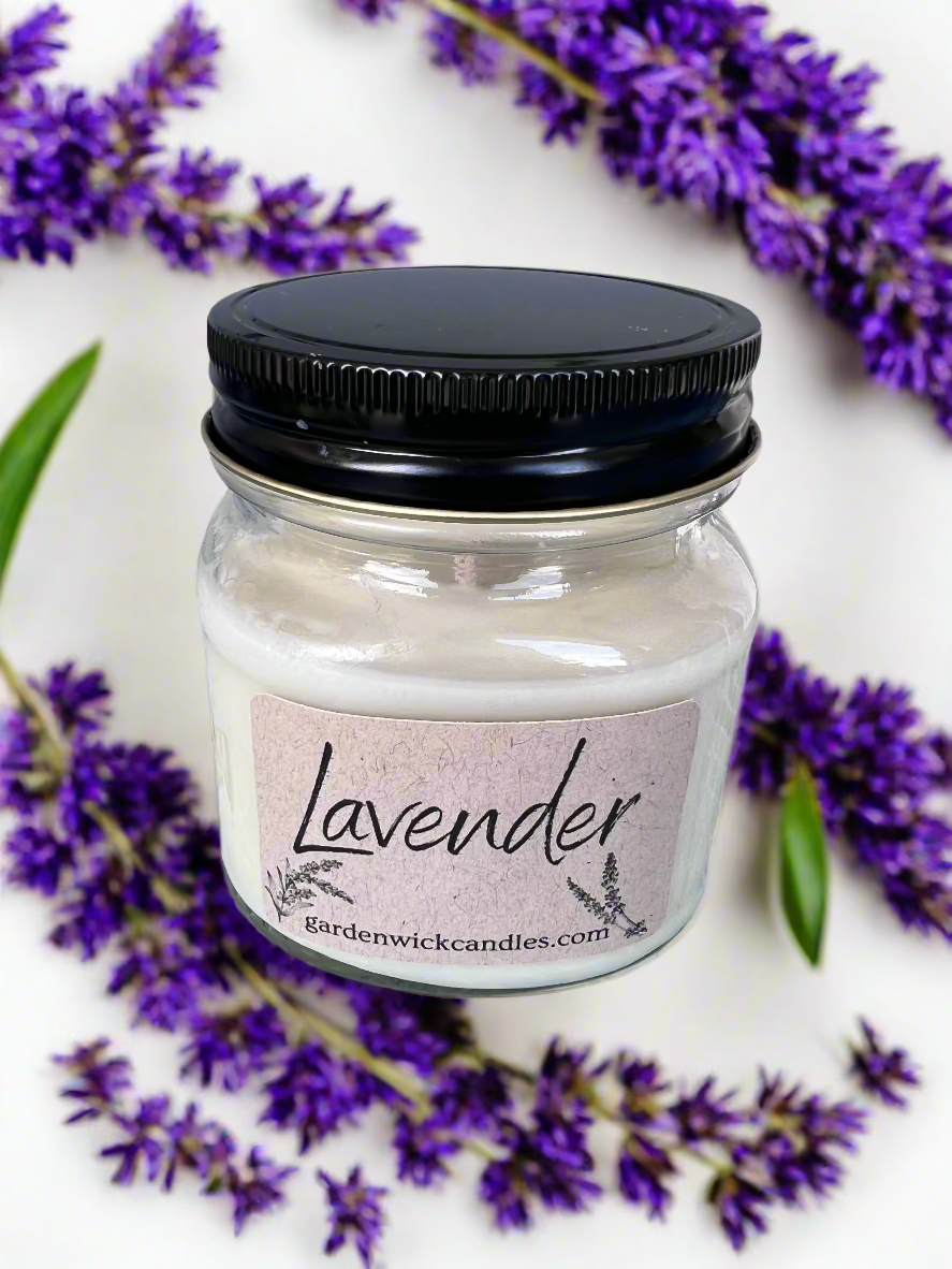 Lavender Mason Jar Candle-1oz Short