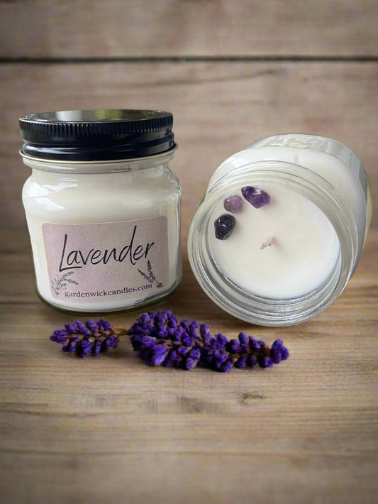 8oz Lavender Mason Jar